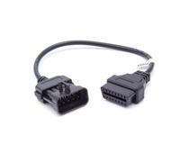 Vhbw Obd2 - Câble Adaptateur Pour Appareil De Diagnostic Obd Adapté À Tous Les Modèles Opel Jusqu'en 1997 - Avec Connecteur 10 Broches.