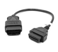Vhbw Obd2 Rallonge Prise 16 Broches Sur Mâle Compatible Avec Véhicules, Appareils De Diagnostic 30cm