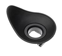 vhbw Oeilleton pour viseur compatible avec Canon EOS 1000D, 100D, 10D, 1100D appareil photo reflex DSLR oculaire - noir, ovale, verrouillable
