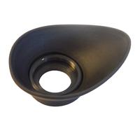 vhbw Oeilleton pour viseur compatible avec Nikkormat FE2, FE, FA, F2, F, F3AF, F3, FM2, FM appareil photo reflex DSLR oculaire - Noir, forme ovale