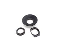 vhbw Oeilleton pour viseur compatible avec Nikon D1, D1h, D3x, D2, D2H, D2Hs, D2X, D2Xs, D3, D3s, D3X, D4, D4s appareil photo reflex DSLR oculaire - Noir