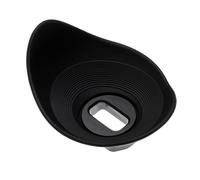 vhbw Oeilleton pour viseur compatible avec Sony Alpha 6500, 6400, 6600 appareil photo reflex DSLR oculaire - Noir, rotatif, forme ovale