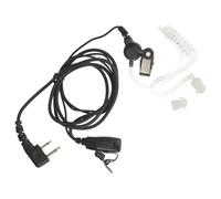 vhbw Oreillette Compatible avec Icom IC-4088SR, IC-F22SR, IC-E90, IC-A15S, IC-A15 Radio Talkie-walkie, câble Acoustique Transparent