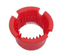 vhbw Outil de nettoyage rond compatible avec iRobot Roomba 562, 555, 560, 565, 570, 563, 564 aspirateur robot - Peigne rond, rouge, plastique