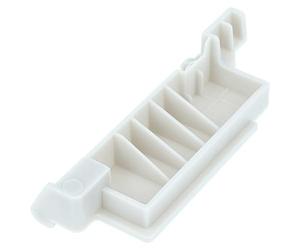 vhbw Ouvre-porte pour four micro-ondes remplacement pour Samsung DE66-00226A - Loquet de verrouillage, blanc