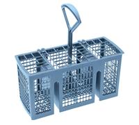 vhbw Panier compatible avec Neff S5943X1GB/21, S5943X2GB/21, S5946X0/05, S5946X0/10, S5946X0GB/05 lave-vaisselle - avec poignée, gris