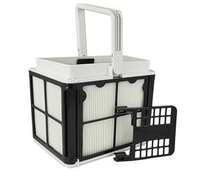 vhbw Panier filtrant HEPA 13 compatible avec Maytronics Dolphin MAESTRO 10 | Liberty 300 aspirateur piscine - 23,5 x 18 x 14,1 cm