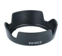 vhbw Pare-soleil compatible avec Canon EF-S 28-80mm f/3.5-5.6 IV USM objectif 58mm - Cache noir, plastique, tulipe, 8,4 cm