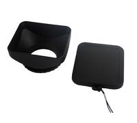 vhbw Pare-soleil compatible avec Canon Vixia HF100, HF10a, HF11, HF20, HF200 objectif filetage 37mm - Cache, noir