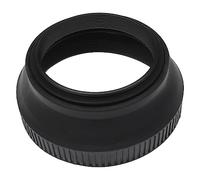 vhbw Pare-Soleil Compatible avec Leica Elmar-M 24mm f/3.8 ASPH, Summicron-M 28mm f/2 ASPH - Cache Grand-Angle, Noir-Mat, Caoutchouc, Rond
