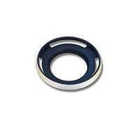 vhbw Pare-soleil compatible avec Nikon 1 Nikkor 10mm f/2.8 Lens; objectif 40,5mm - Cache noir / argenté, aluminium, rond, 6,4 cm - Remplacement pour LH-S1650