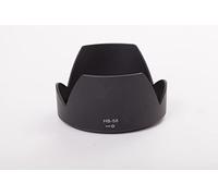 vhbw Pare-Soleil Compatible avec Nikon Nikkor 18-300mm AF-S F3.5/5.6G Ed VR DX Lens Objectif 77mm - Cache Noir, Plastique, Tulipe, 10,3 cm