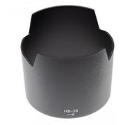 vhbw Pare-Soleil Compatible avec Nikon Nikkor AF-S 105mm f/2.8G Ed If VR Micro Objectif 62mm - Cache Noir, Plastique, Tulipe, 9,5 cm