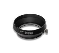 vhbw Pare-soleil compatible avec Olympus M. Zuiko Digital ED 1:1.8/17mm objectif 46mm - Cache noir, métal, rond - Remplacement pour LH-48B