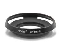 vhbw Pare-soleil compatible avec Olympus M.Zuiko Digital ED 14-42 mm F3.5-5.6 EZ objectif 37mm - Cache noir, métal, rond, 6,4 cm
