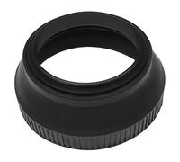 vhbw Pare-soleil compatible avec Panasonic Lumix G 20mm f/1.7 II ASPH - Cache grand-angle, noir-mat, caoutchouc, rond