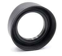 vhbw Pare-Soleil Compatible avec Pentax smc DA 35 mm 2.8 Macro Limited Edition Objectif 49mm caméra - Cache Noir, Caoutchouc, Rond, 7,4 cm