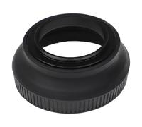 vhbw Pare-Soleil Compatible avec Pentax Standard Zoom 5-15mm f/2.8-4.5 AL - Cache Grand-Angle, Noir-Mat, Caoutchouc, Rond