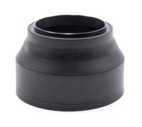 vhbw Pare-soleil compatible avec Sony DT 1.8/50 SAM, DT 2.8/30 Macro SAM objectif 49mm caméra - Cache noir, caoutchouc, rond, 7,4 cm