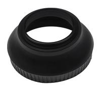 vhbw Pare-Soleil pour 37mm objectifs | Cache grand-angle noir caoutchouc rond 6cm