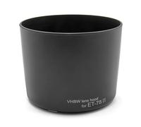 vhbw Pare-soleil compatible avec Canon EF 135mm f/2L USM, EF 180mm f/3.5L Macro USM objectif 72mm - Cache noir, plastique, rond, 10 cm - Remplacement pour ET-78 2, ET-78II, ET-78 I