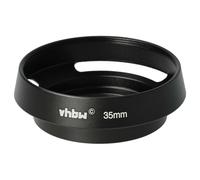 vhbw Pare-Soleil pour Objectif 35mm - Cache, avec Filetage (51mm), Noir, Aluminium, Rond