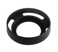 vhbw Pare-soleil pour objectif 37mm - Cache, noir, métal, rond