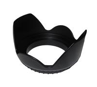 vhbw Pare-Soleil pour Objectif 49mm - Cache, Noir, Plastique, Tulipe
