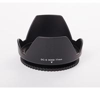 vhbw Pare-Soleil pour Objectif 77mm - Cache, Noir, Plastique, Tulipe