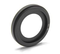 vhbw Pare-Soleil Remplacement pour Canon ES-52 pour 52mm Objectif - Cache Noir, métal, Rond