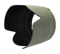 vhbw Pare-soleil remplacement pour Canon ET-87 pour 77mm objectif - Cache gris / blanc, plastique, tulipe, 11,3 cm