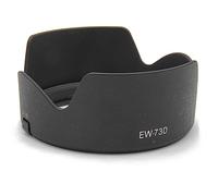 vhbw Pare-Soleil Remplacement pour Canon EW-73D pour 67mm Objectif - Cache Noir, Plastique, Tulipe, 9,1 cm