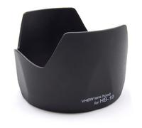 vhbw Pare-soleil remplacement pour Nikon HB-19 pour 77mm objectif - Cache noir, plastique, tulipe, 11,5 cm