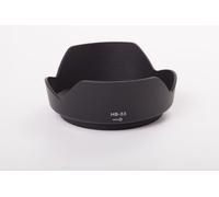 vhbw Pare-soleil remplacement pour Nikon HB-53 pour 77mm objectif - Cache noir, plastique, tulipe, 11,4 cm