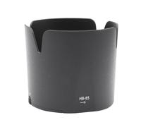 vhbw Pare-soleil remplacement pour Nikon HB-65 pour 77mm objectif - Cache noir, plastique, en forme de rein, 11,2 cm