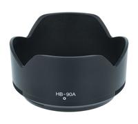 vhbw Pare-soleil remplacement pour Nikon HB-90A pour 86mm objectif - noir-mat ABS rond verrouillage à baïonnette