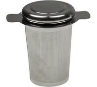 vhbw Passe-thé compatible avec Vorwerk Thermomix TM5, TM6 robot de cuisine - Infuseur avec couvercle, acier inoxydable, pour 1 - 2,2 litre, argent Argent G