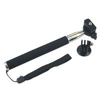 vhbw Perche selfie stick téléscopique monopod compatible avec GoPro Hero 8 Black, Fusion, HD, HD 960, HD Helmet caméra d'action, appareil photo