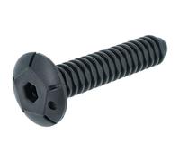 vhbw Pied réglable remplacement pour Siemens 10020572, 00612650 pour lave-vaisselle - 11 cm, noir