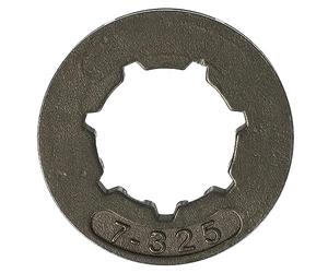 vhbw pignon à bague compatible avec Stihl MS251, MS241, MS250 tronçonneuse - 3,2 cm de diamètre, 1,7 cm de diamètre interne, 19 g gris