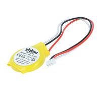 vhbw Pile BIOS Compatible avec Dell Latitude E6400, E6410, E6500, E6510, E5400, E4300 pc, Ordinateur Notebook (200mAh, 3V, Li-ION)