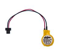 vhbw Pile BIOS Remplacement pour CR2020, 02K6502, 02K6489, 02K6486 pour pc, Ordinateur Notebook (40mAh, 3V, Li-MN)