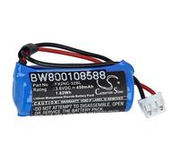 vhbw Pile Compatible avec Mitsubishi F1, F2, FX, FX1, FX2, FX2C, FX2N-20GM système de contrôle (450mAh, 3,6V, Li-MnO2)