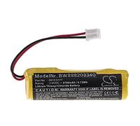vhbw Pile Compatible avec Testo 175 T1, 175 T2, 177 Loggers enregistreur de température (2700mAh, 3,6V, Li-SOCl2)