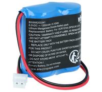 vhbw Pile compatible avec Visonic Next CAM PG2, K9 PG2 wide angle, PGS détecteur de mouvement (1350mAh, 6V, Li-MnO2)