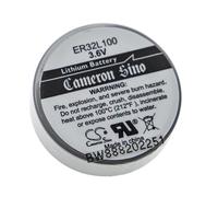 vhbw Pile spéciale ER32L100 - Batterie non-rechargeable avec broches à souder (2000mAh, 3,6V, Li-SOCl2)