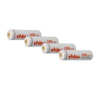 vhbw Piles Rechargeables AA Mignon (AA), 4 pcs pour Divers appareils (650mAh, 1,5V, Li-ION)