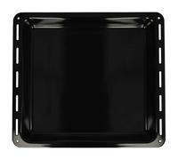 vhbw Plaque de four compatible avec AEG 94300431300, 94300415700, 94300415900 Four - 42,2 x 37,6 x 5 cm, anti-adhésif, émaillée noir