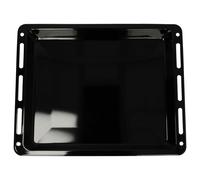 vhbw Plaque de four compatible avec Siemens Four - 45,8 x 36,5 x 4 cm, anti-adhésif, émaillée, noir