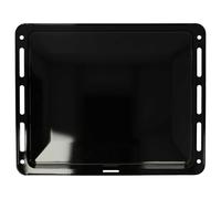 vhbw - Plaque de four noire, émaillée, revêtement anti-adhérence compatible avec Profilo FRT4601-Serie, FRT4601xxx - 46 x 36,6 x 3,2 cm